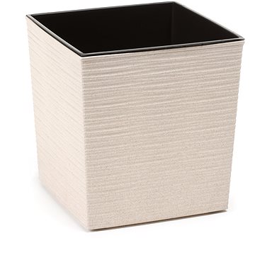 

LAMELA Květináč JUKA ECO DLUTO - vroubek, 30 x 30 cm, výška 31 cm, bílý