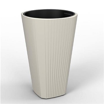 

LAMELA Květináč MUZA, rozměr 39 x 39 cm, výška 61 cm, krém