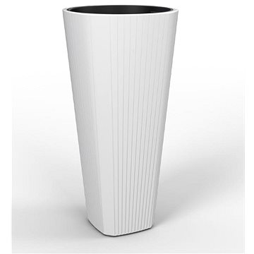 

LAMELA Květináč MUZA, rozměr 39 x 39 cm, výška 81 cm, bílý