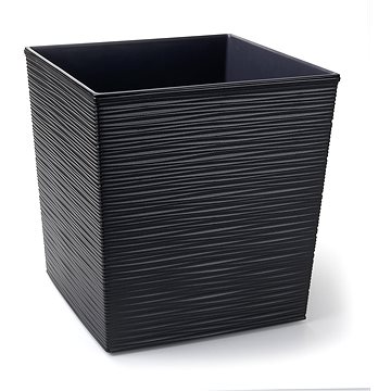 

LAMELA Květináč JUKA DLUTO - vroubek 19 x 19 cm, výška 19.5 cm, grafitový