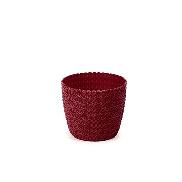 

LAMELA Květináč MAGNOLIA JERSEY, průměr 30 cm, výška 26 cm, bordó