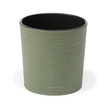 

LAMELA Květináč MALWA ECO DLUTO - vroubek, průměr 25 cm, výška 25.5 cm, zelený