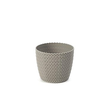 

LAMELA Květináč MAGNOLIA JERSEY, průměr 36 cm, výška 31.5 cm, taupe