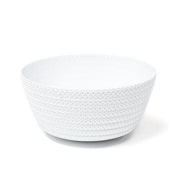 

LAMELA Květináč - žardinka JERSEY, průměr 24 cm, výška 13.2 cm, bílá