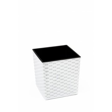 

Lamela Květináč Juka Ratan 250 × 250 mm bílý