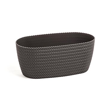 

LAMELA Truhlík JERSEY 38 x 18 cm, výška 16 cm, antracitový