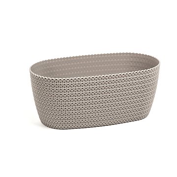 

LAMELA Truhlík JERSEY 38 x 18 cm, výška 16 cm, taupe