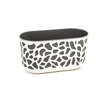 

LAMELA Truhlík DUET 40 x 19.5 cm, výška 20,5 cm, krém/antracit