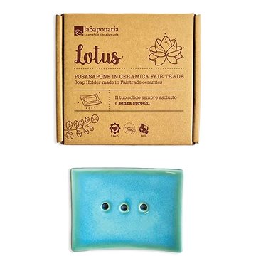 

laSAPONARIA Keramická miska pod mýdlo Lotus