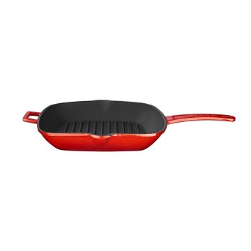 

LAVA Metal Grilovací litinová pánev litinová, červená, 26 × 26 cm