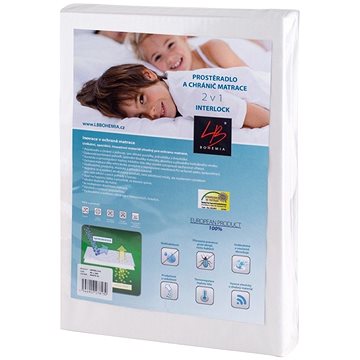 

LB BOHEMIA Chránič matrace INTERLOCK 2v1, 70 × 140 cm