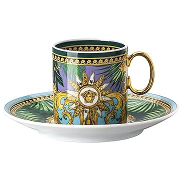 

ROSENTHAL Versace Jungle Animalier Wild Green Espresso šálek s podšálkem