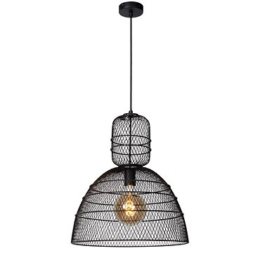 

Lucide 78395/01/30 - Lustr na lanku GASSET 1xE27/60W/230V Černá