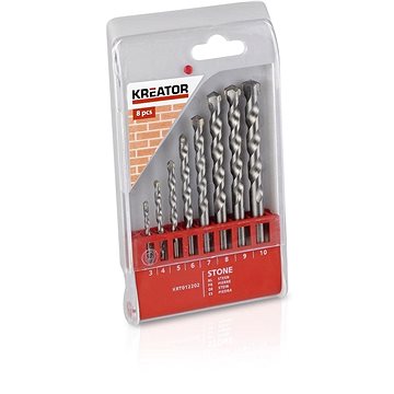 

KREATOR Vrtáky do zdiva sada 8ks 45933 mm KRT012202