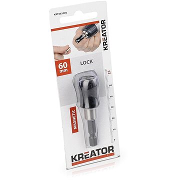 

KREATOR Cagnetický držák bitů se zámkem 60 mm KRT063200