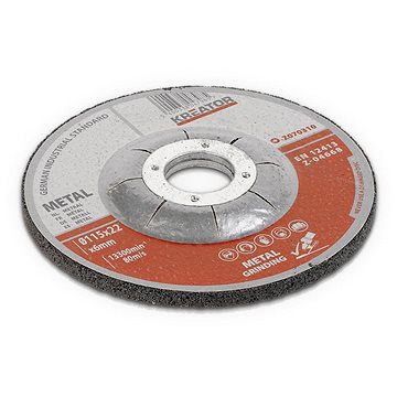 

KREATOR Brusný kotouč Ocel 115x6,0mm 2 plus 1 (3ks) KRT070310