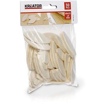 

KREATOR Spojovací lamela 60 x 23 x 4 mm (50 ks) KRT120110