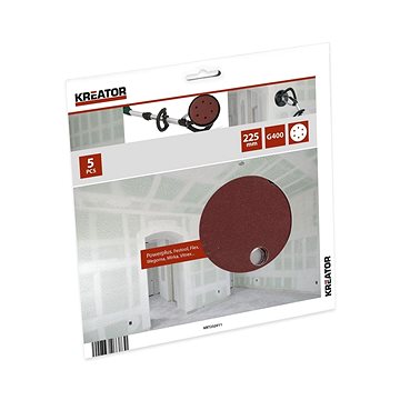 

KREATOR Brusný kotouč 225mm G400 5ks KRT232011