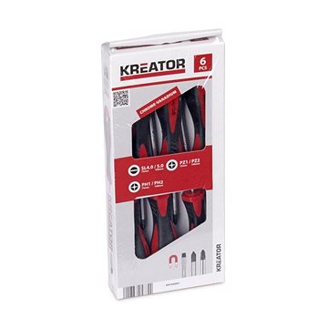 

KREATOR Sada šroubováků 6ks SL/PH/PZ KRT400001
