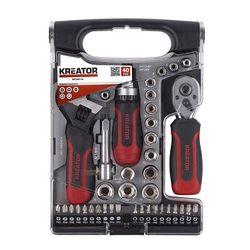 

Kreator KRT500116 Ráčnová sada 40ks 1/4" , 3/8"