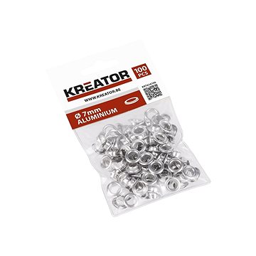 

KREATOR Kroužky hliník 7mm 100ks KRT616106