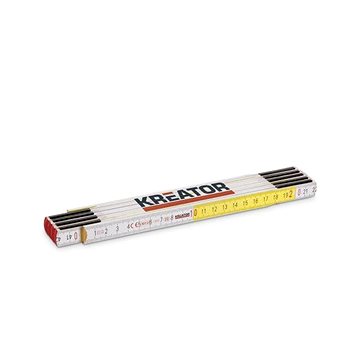 

KREATOR Skládací metr dřevěný 2 m KRT701002