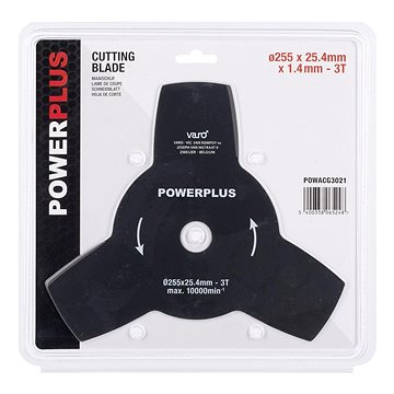 

POWERPLUS Náhradní nůž pro křovinořezy 255mm POWACG3021