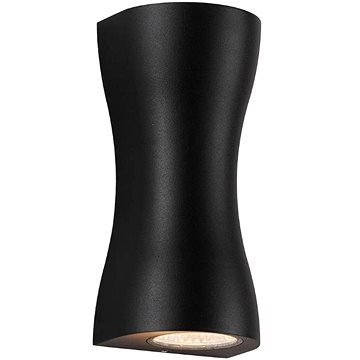 

AVIDE bodové LED nástěnné svítidlo Dena, černé, teplé světlo 12W