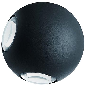

AVIDE LED nástěnné svítidlo Cairo 4, černé, denní světlo 12W