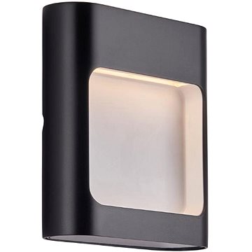 

AVIDE LED osvětlení schodiště Axim, černé, teplé světlo 6W