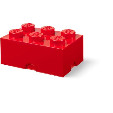 

LEGO úložný box 6, červený