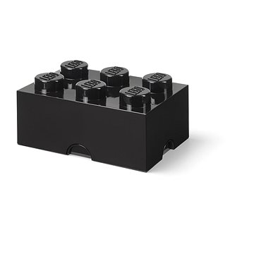 

LEGO úložný box 6, černý