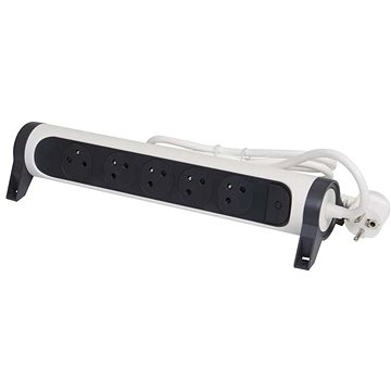 

Legrand prodlužovací kabel 3 m / 5 zásuvek / s vypínačem / bílá-černá / PVC / 1,5 mm2