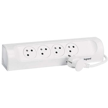 

Legrand prodlužovací kabel 1 m / 4 zásuvky / bílá-černá / PVC / 1,5 mm2