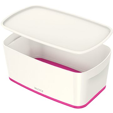 

Leitz WOW MyBox, velikost S, bílá/růžová
