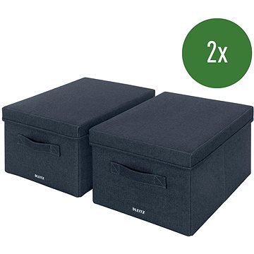 

Leitz Fabric Textilní úložný box s víkem M 2 ks 20,3 × 28,5 × 38 cm
