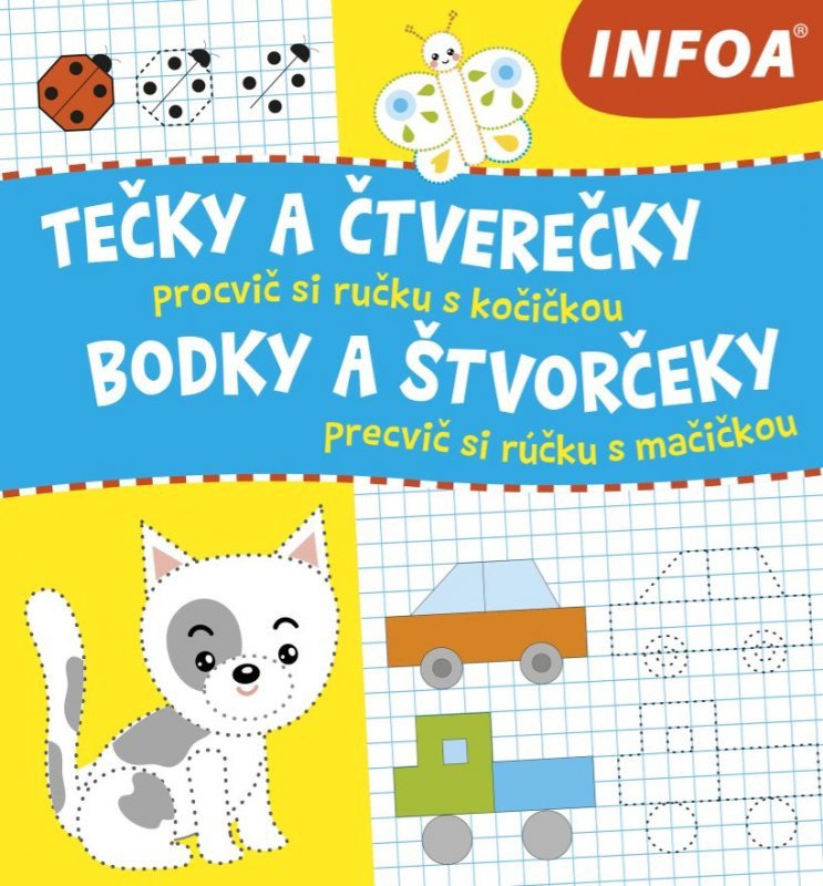 

Tečky a čtverečky kočička