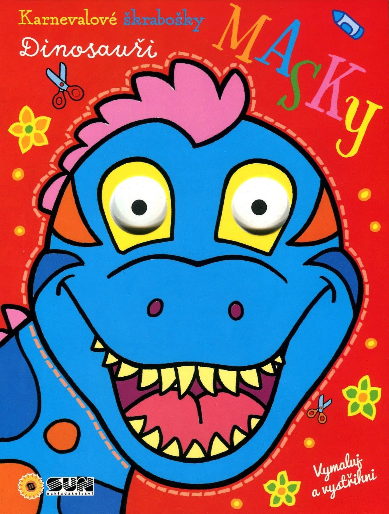 

Karnevalové škrabošky DINOSAŘI