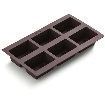 

LEKUE Silikonová pečicí forma na chleba 6 ks Lékué Mini Bread | hnědá