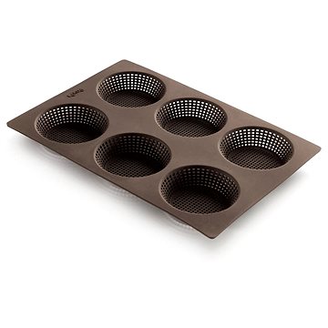 

LEKUE Silikonová pečicí forma na housky Lékué Roll Bread | hnědá