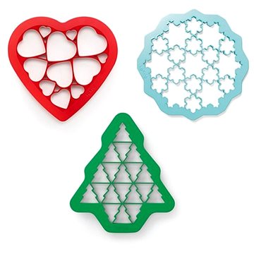 

LEKUE Set vykrajovacích forem na sušenky Lékué Kit Cookie Cutters | 3ks