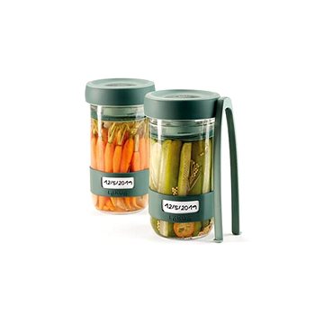 

Lékué Sada sklenic na kvašení Kit Pickles, 2 ks