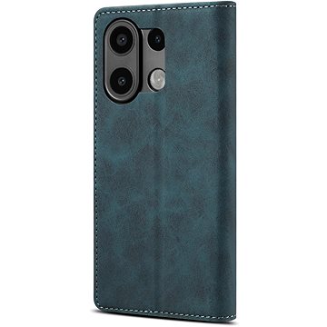 

Lenuo Leather flipové pouzdro pro Xiaomi Redmi Note 13, modrá