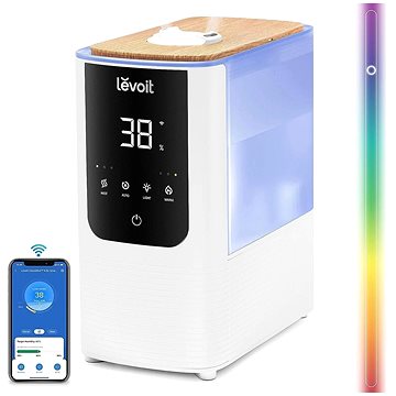

Levoit OasisMist 450S Smart 4,5 l s RGB podsvícením