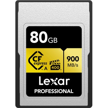 

Lexar CFexpress Pro Gold VPG400 (Type A) 80GB