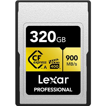 

Lexar CFexpress Pro Gold VPG400 (Type A) 160GB