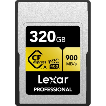 

Lexar CFexpress Pro Gold VPG400 (Type A) 320GB