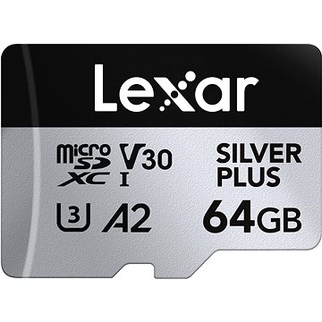 

Lexar microSDXC Professional SILVER Plus 64GB