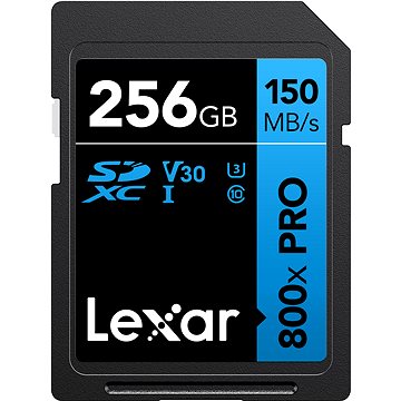 

Lexar SDXC Pro 800x 256GB