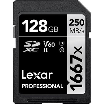 

Lexar SDXC Pro 1667X 128GB